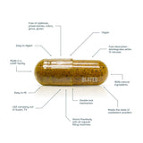 Capsule with features listed on a white background #quantity_1000, 250