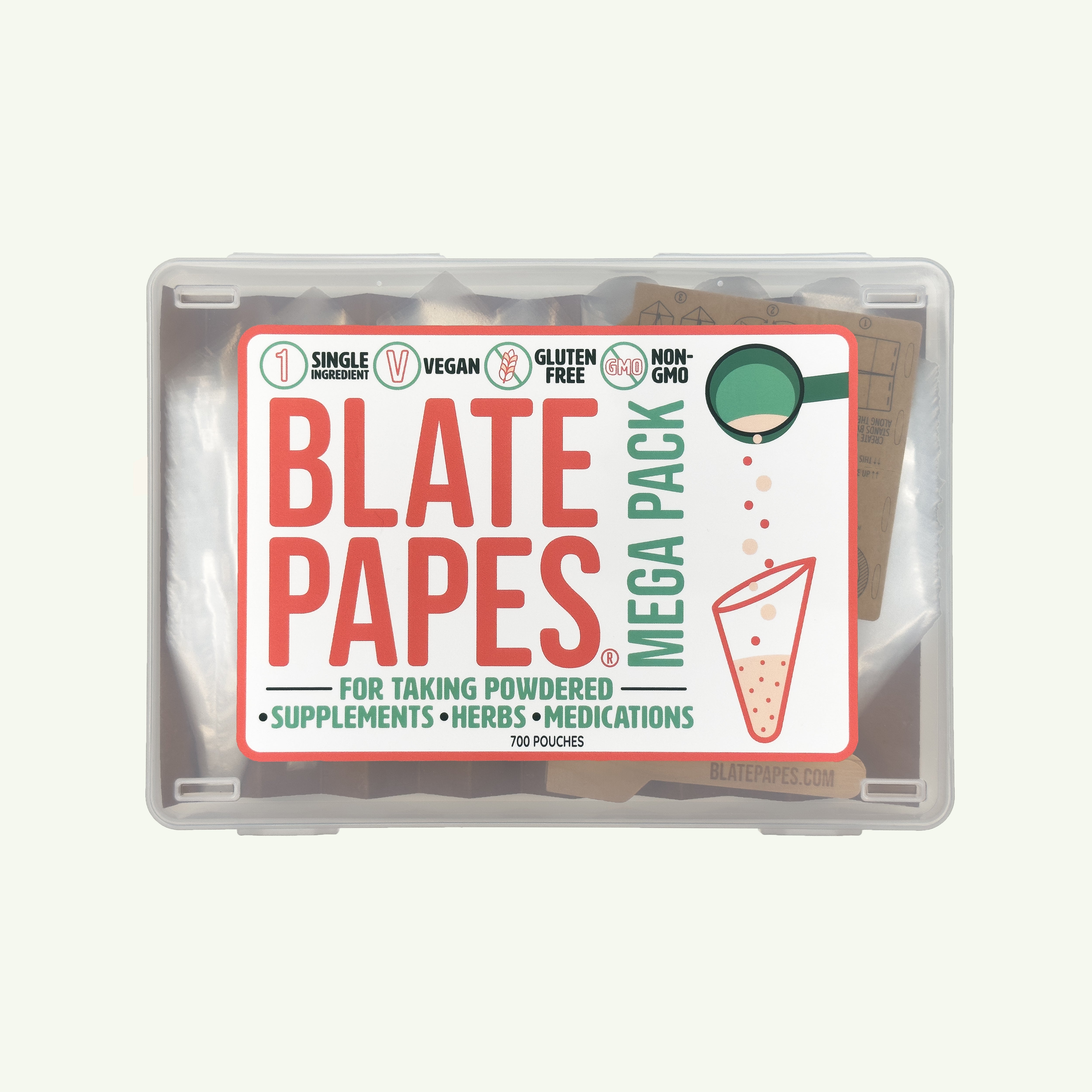 Blate Papes® Gel Film Pouches - Mega Pack - 700 Count